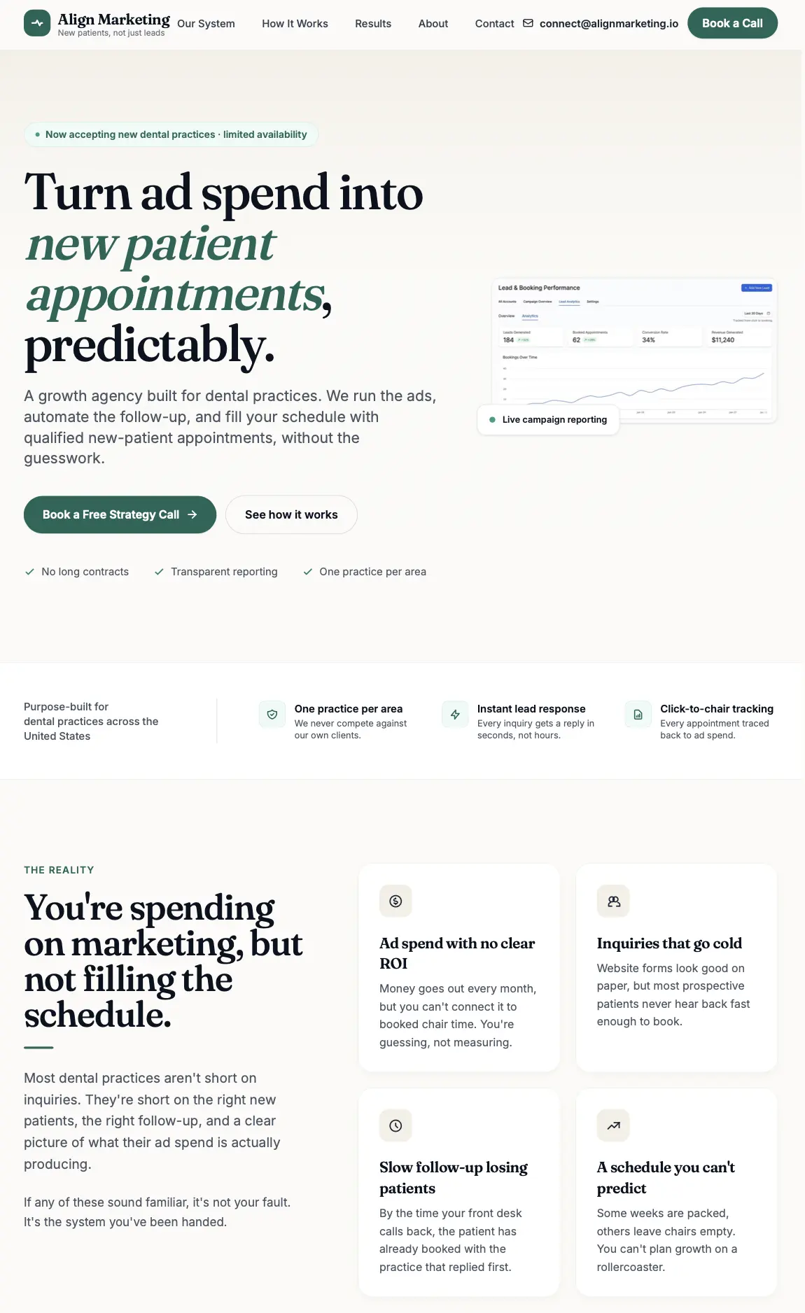 Align Marketing site after: clearer positioning, premium brand treatment, more credible web presence
