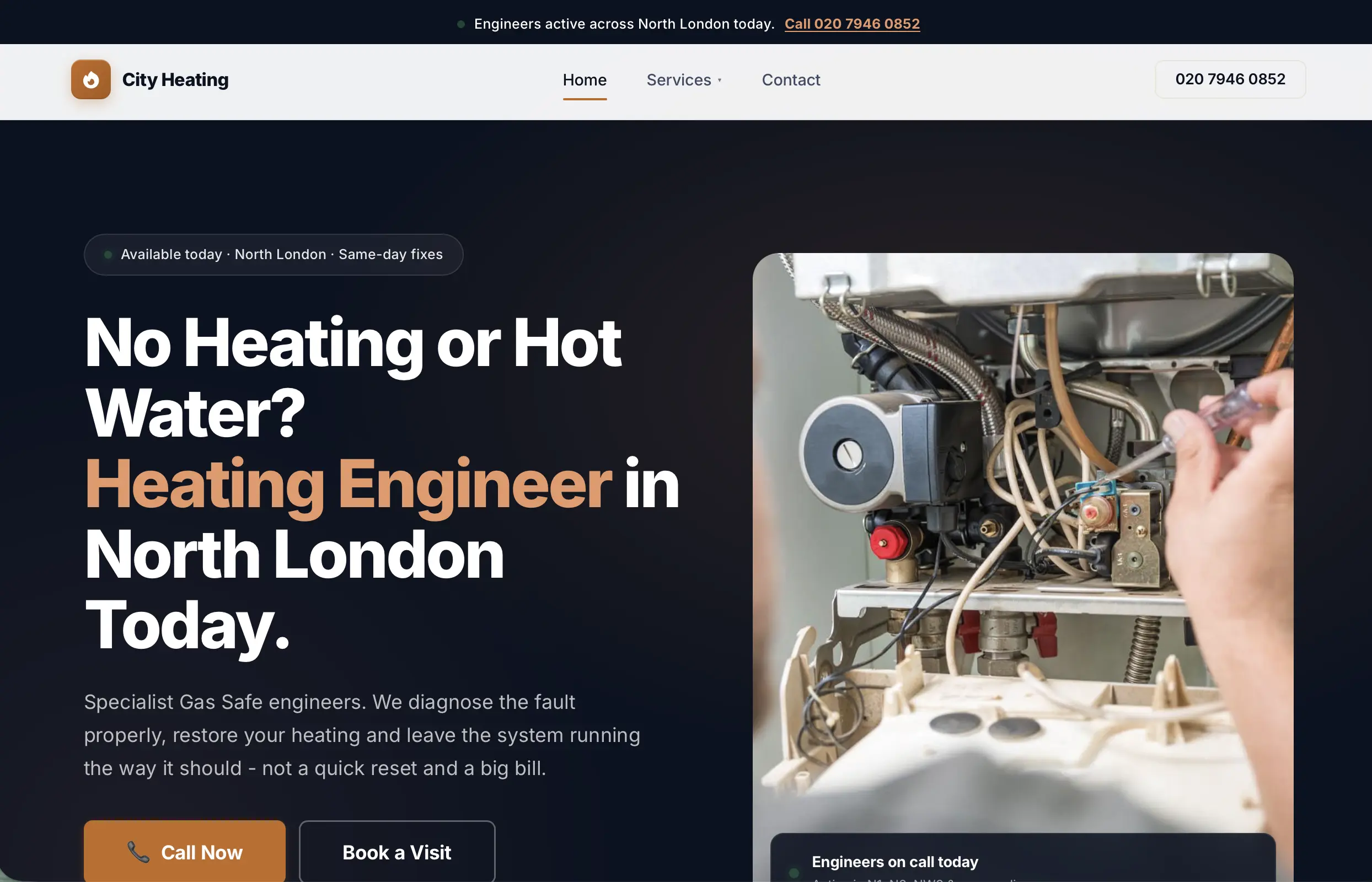 City Heating Solutions demo site
